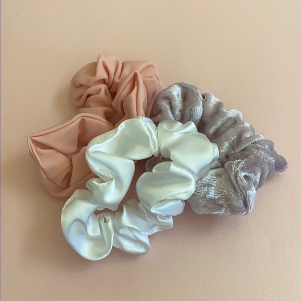 Pura Vida Sunset Scrunchy Set of 3 (Pink)